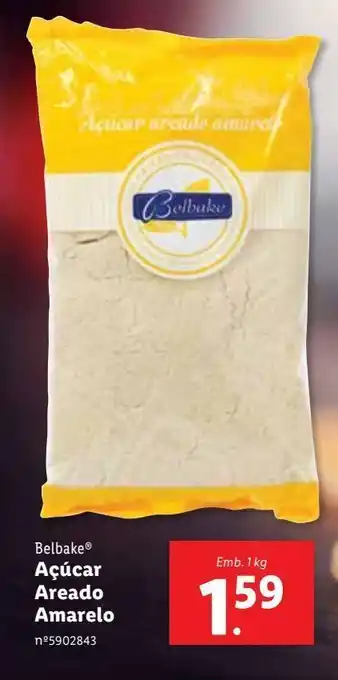 Lidl Açúcar areado amarelo promoção