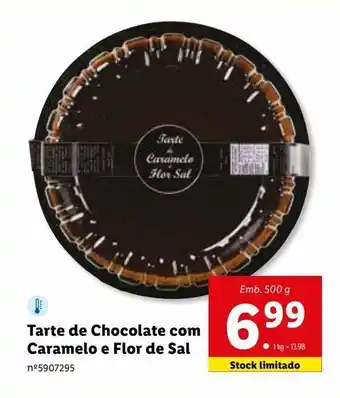 Lidl Tarte de chocolate com caramelo e flor de sal promoção