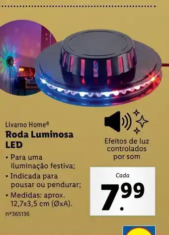 Roda luminosa led