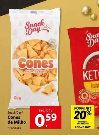 Lidl Cones de milho snack day promoção