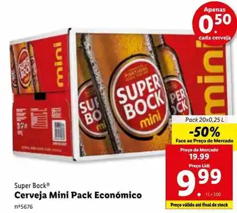 Lidl Cerveja mini pack economico promoção