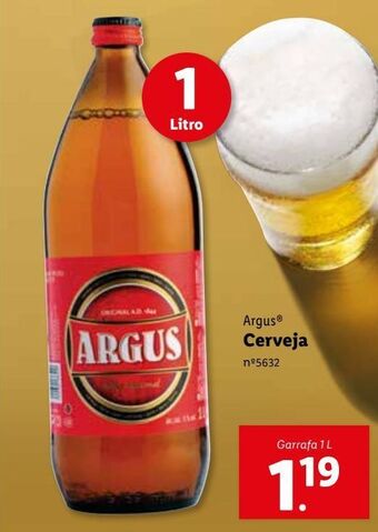 Lidl Cerveja argus promoção