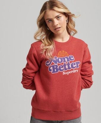 Superdry Cooper nostalgia crew sweatshirt promoção
