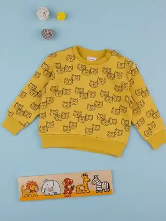Prénatal Camisola amarela 'gato'. - prénatal promoção