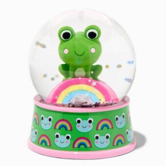 Claire's Rainbow frog snowglobe promoção