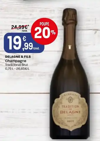Intermarché Delagne & Fils Champagne 0.75L promoção