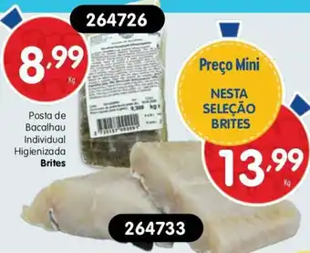 Minipreço Posta de bacalhau Individual Higienizada Brites 1kg promoção