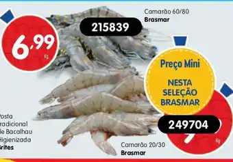Minipreço Camarao 60/80 Brasmar promoção