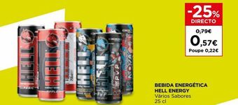 El Corte Inglés Bebida energética promoção