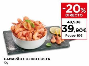Camarão cozido