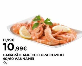 El Corte Inglés Camarão cozido promoção