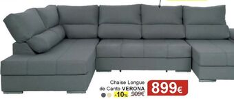 Homy Casa Sofa de canto lado direito visto de frente verona promoção