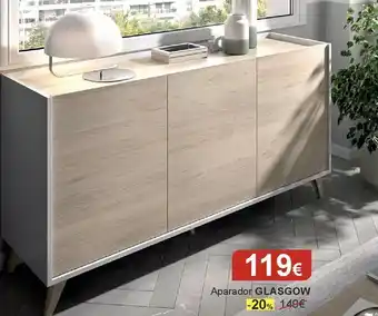 Homy Casa Aparador 3 portas glasgow promoção