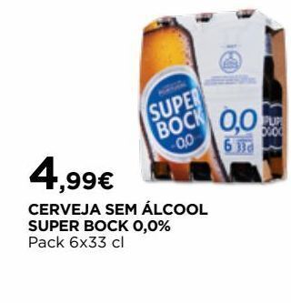 El Corte Inglés Cerveja sem álcool super bock promoção