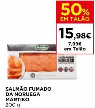 El Corte Inglés Salmão fumado martiko promoção