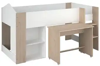 Homy Casa Cama alta c/ secretária shelter promoção