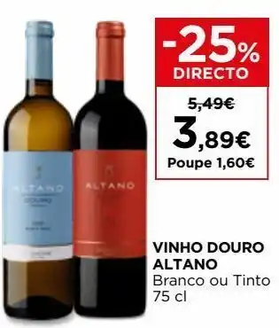 El Corte Inglés Vinhos altano promoção