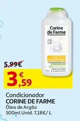 Condicionador corine farmeóleo de argão 500 ml