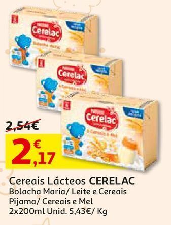 Calvin klein Cereais lácteos cerelac promoção