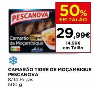 El Corte Inglés Camarão moçambique pescanova promoção