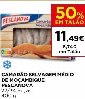 El Corte Inglés Camarão moçambique pescanova promoção
