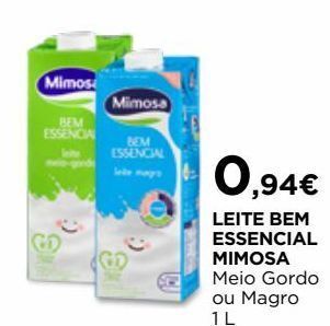 El Corte Inglés Leite mimosa promoção