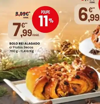 Intermarché Bolo Rei Alagado 700g promoção
