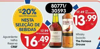 Aguardente Velha Reserva Cr&F