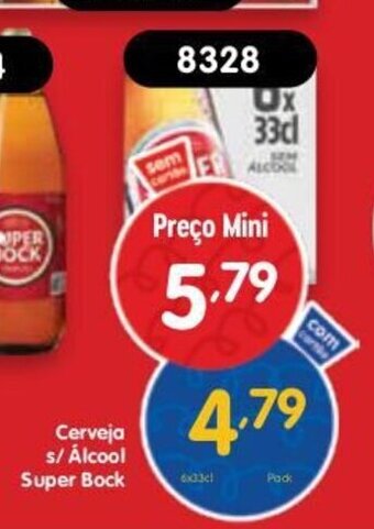 Minipreço Cerveja s/ Alcool Super Bock promoção