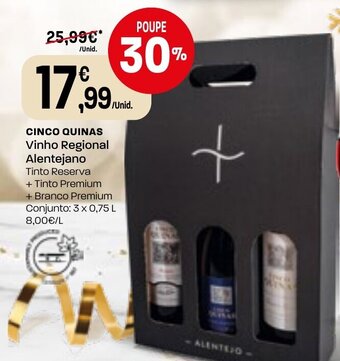 Cinco Quinas Vinho Regional Alentejano