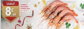 E.Leclerc Gambao Selvagem Cong. 20/30 1kg promoção