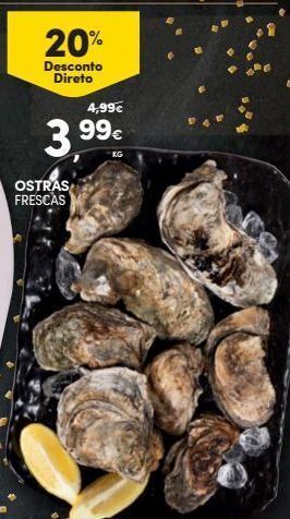 Continente Ostras promoção