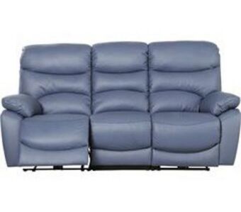 Conforama Sofá relax eléctrico 3 lugares de pele esprit promoção