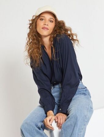 Kiabi Camisa acetinada promoção