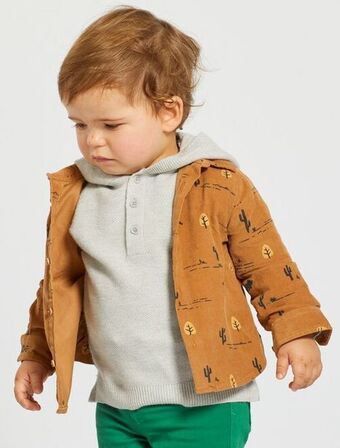 Kiabi Camisa de bombazina com estampados de fantasia promoção