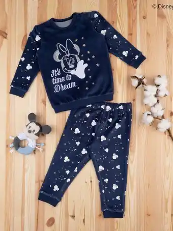 Pijama disney minnie chenille para raparigas - prénatal