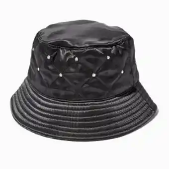 Claire's Claire's club black studded bucket hat promoção