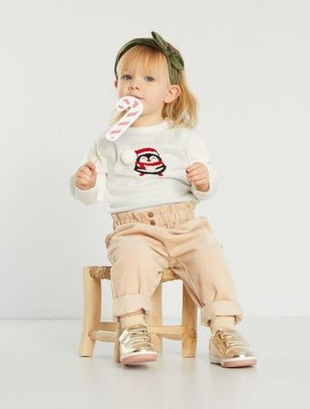 Kiabi Camisola de natal com estampado pinguim promoção