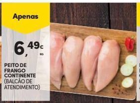 Continente Peito de frango promoção
