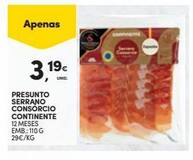 Continente Presunto promoção