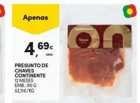 Continente Presunto promoção