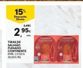Continente Salmão promoção