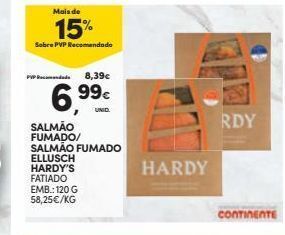 Continente Salmão promoção