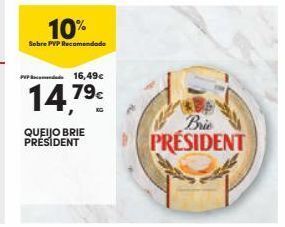 Continente Queijo brie promoção