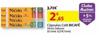 Cápsulas de café nicola