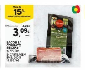 Continente Bacon promoção