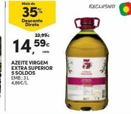Continente Azeite extravirgem promoção