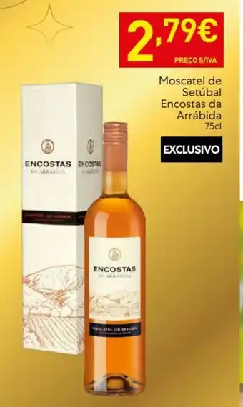Recheio Moscatel de Setubal Encostas da Arrabida 75cl promoção
