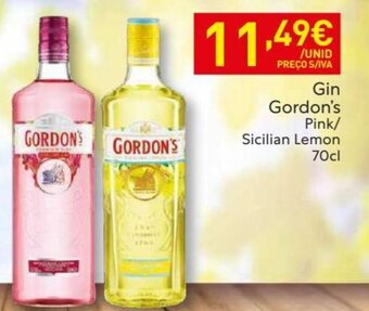 Recheio Gin Gordon's 70cl promoção