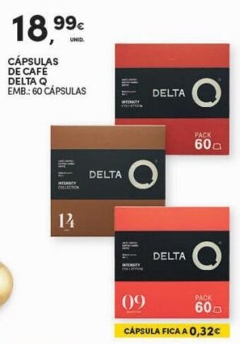 Continente Bom dia Capsulas de Cafe Delta Q promoção